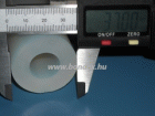 Élelmiszeripari szilikon cső 17x37 mm