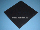 300x300x5 mm fekete szilikon lemez